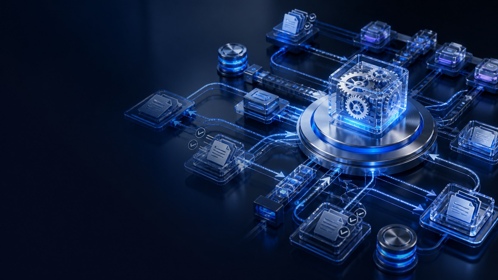 Enterprise banking workflow automation and connected operations
